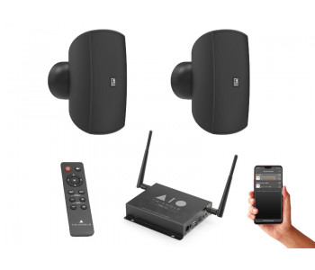 Мультирум система 2 настенных динамика Audac ATEO4M черный